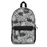 Artichoke Backpack, Black School Bag, Botanical-loving Bag