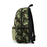 Military Pixel Camo Backpack, School Work Bag for Mens and Boys