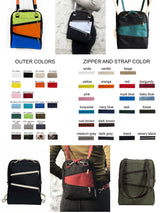 Convertible Backpack & Crossbody Bag – Adjustable Straps & Custom Options