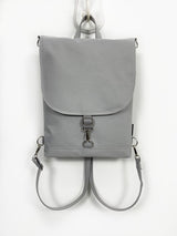 Light Gray Minimalist Laptop Backpack - 1
