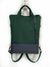 Grey - Teal Messenger Convertible Backpack