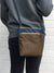 Denim Toffee Waxed Canvas Cross Body Bag | Aris Bags