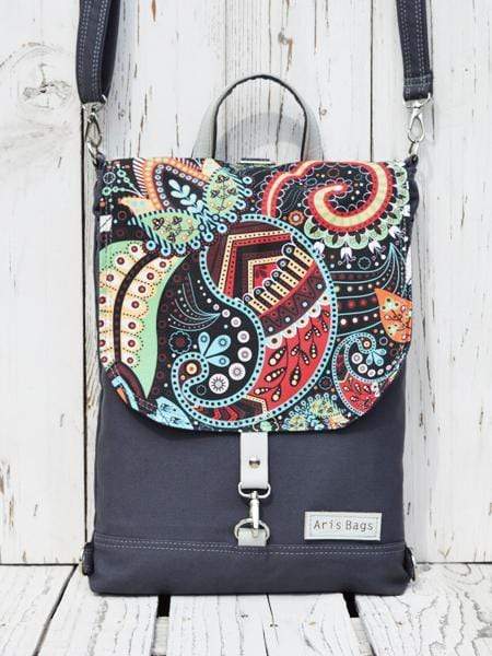 Ethnic Colorful Boho Crossbody Backpack
