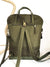 Green Two Toned Traveller Backpack, Vegan Cross Body Bag | Aris Bags