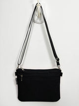 Vegan White Mickey Mouse Crossbody Bag, Slim Vegan Designer Disney Cross Body Bag Shoulder Bag