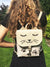 Beige Cat Backpack, Personalized Cross Body Bag - 4