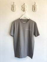 calligraphy embroidered t shirt with custom text needlwork