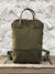 Green Two Toned Traveller Backpack, Vegan Cross Body Bag | Aris Bags - Aris Bags