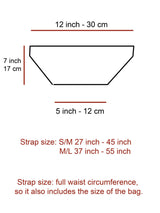 Mickey mouse fanny pack size chart