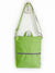 Neon Green Slim Designer Backpack, Waterproof Women's Business SLim Bag