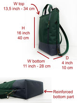 15 in Convertible Messenger Crossbody Backpack