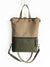 Army Waterproof Slim Backpack, Vegan Cross Body Bag - 1