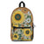 Personalized Sunflower College Backpack, Back to School Padded Backpack
