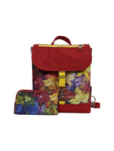 Customizable Backpack & Small Crossbody Bag for Women – Red Backpack