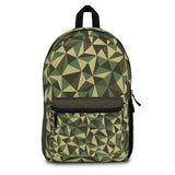 Triangle Camo Backpack, School Work Backpack for Mens and Boys