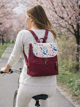 Waterproof Floral Backpack with Laptop Sleeve – Stylish Travel & Everyday Backpack, Multiple Colors