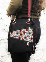 Slim Floral Convertible Backpack & Crossbody – Custom for Women