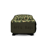 Triangle Camo Backpack, School Work Backpack for Mens and Boys