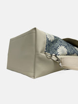 Custom Daisy Vegan Leather Backpack – Floral Backpack with Adjustable Colors & Sizes | Eco Friendly Bag