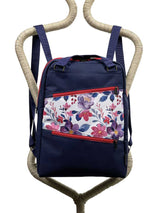 Boho Floral Convertible Backpack & Crossbody Bag – Custom for Women