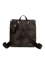 Minimal Brown Women's Backpack, Weekend Work Crossbody Bag