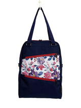 Boho Floral Convertible Backpack & Crossbody Bag – Custom for Women