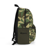 Triangle Camo Backpack, School Work Backpack for Mens and Boys
