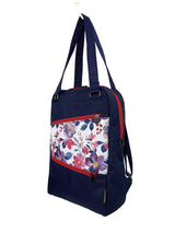 Boho Floral Convertible Backpack & Crossbody Bag – Custom for Women