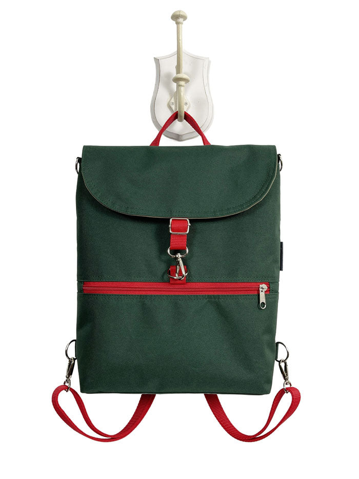 Aris Metallic Gold Backpack with Red Straps Laptop backpacks: 5561 gold 24L Lite urban backpack main image 3