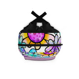 Doodle Floral Backpack, Padded School Rucksack, College Gift