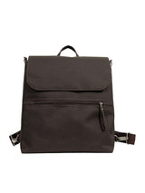 Minimal Brown Women's Backpack, Weekend Work Crossbody Bag