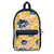 Customizable Navy Sunshine Backpack, Floral School Rucksack