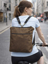 Convertible Waxed Canvas Bag – Backpack, Crossbody & Handbag