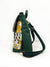 Teal Green Floral Cottagecore Backpack for Women