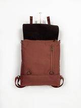 Unique flower pattern backpack, multifunctional top handle travel school bag