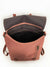 Unique flower pattern backpack, multifunctional top handle travel school bag