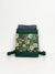 Cottagecore Style Teal Floral Waterproof Backpack for Women