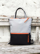 Two Toned Waterproof Vegan Backpack for School | Aris Bags