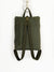 Forest Green Convertible Backpack in Cottagecore Style