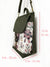 Forest Green Convertible Backpack in Cottagecore Style