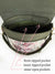 Forest Green Convertible Backpack in Cottagecore Style