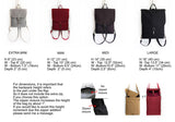 Bohemian Poppied Waterproof Backpack Cross Body Bag | Aris Bags