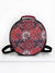 Designer Circle Handmade Mandala Backpack Crossbody Bag for Women