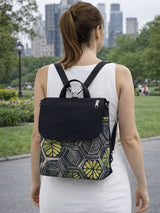 Black Green Leaves Waterproof - Custom sizes and colors
