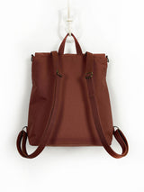 Unique flower pattern backpack, multifunctional top handle travel school bag