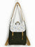 women bohemian backpack with chamomille flap