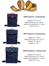 Convertible Backpack & Crossbody Bag – Custom Flap & Extra Pockets