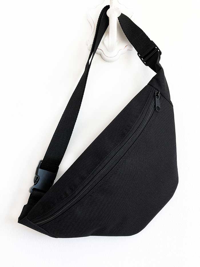 Small Sling Crossbody Bag for Women Men Trendy, Mini Crescent Bag with  Adjustable Strap, 2 Zippers Lightweight Nylon Shoulder Waist Fanny Pack  Belt
