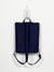 navy blue vegan minimalist convertible backpack - 2
