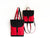 Red Black Customizable Mickey Backpack and Purse